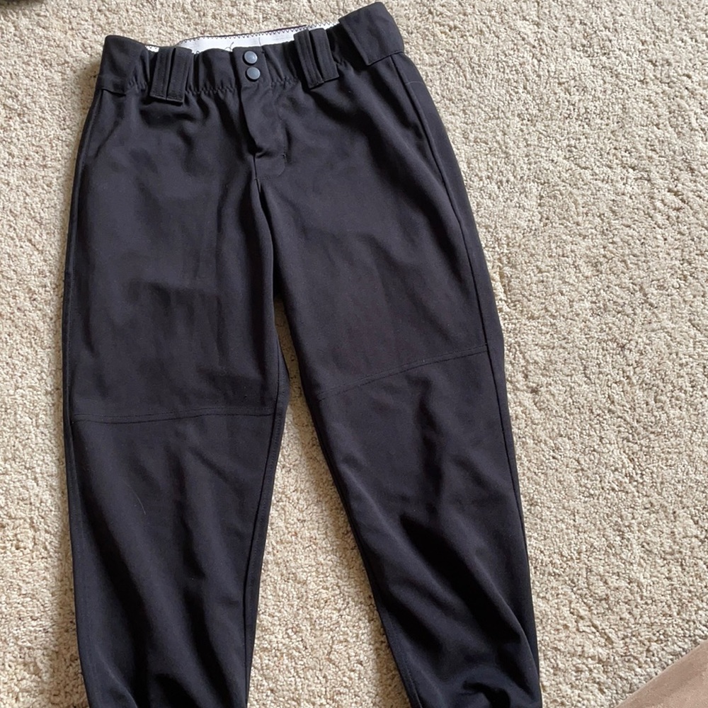 Women’s black intensity softball pants